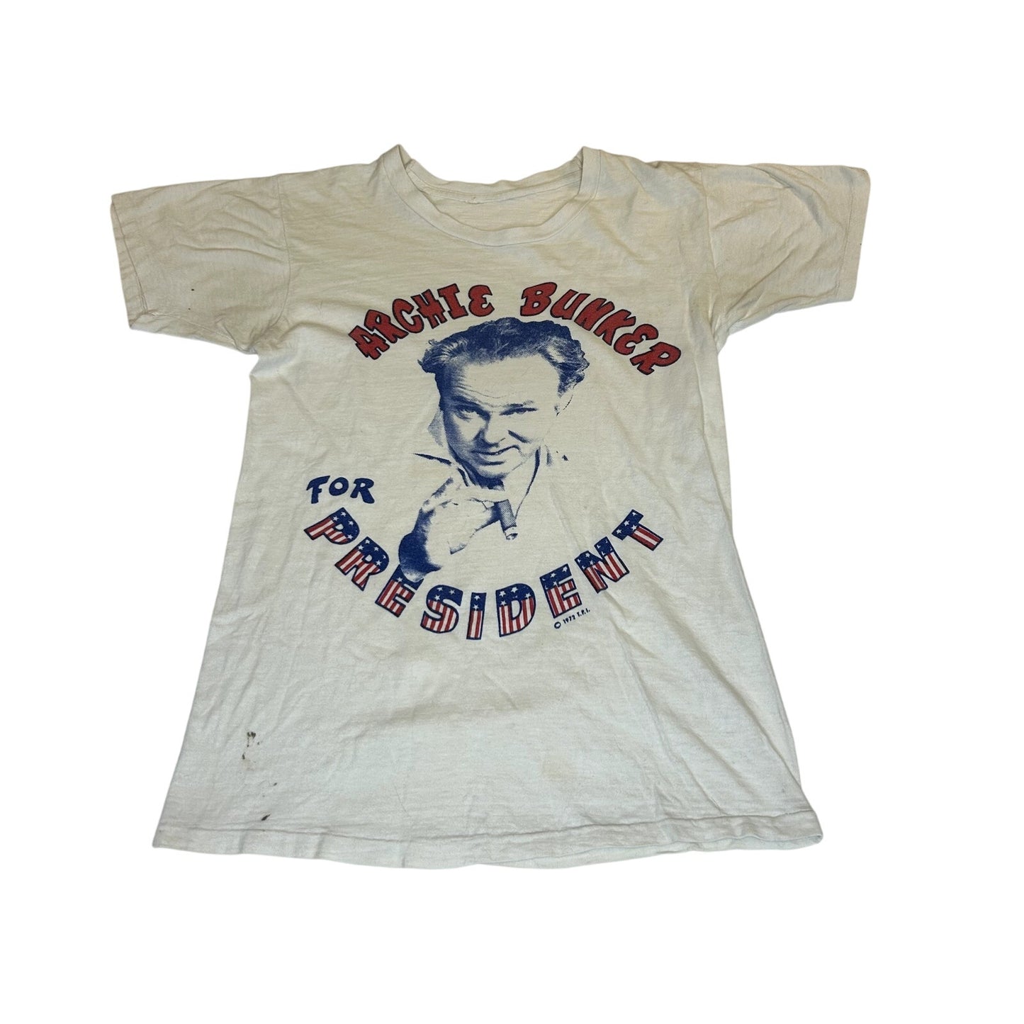 Vintage 1972 Archie Bunker For President T-Shirt