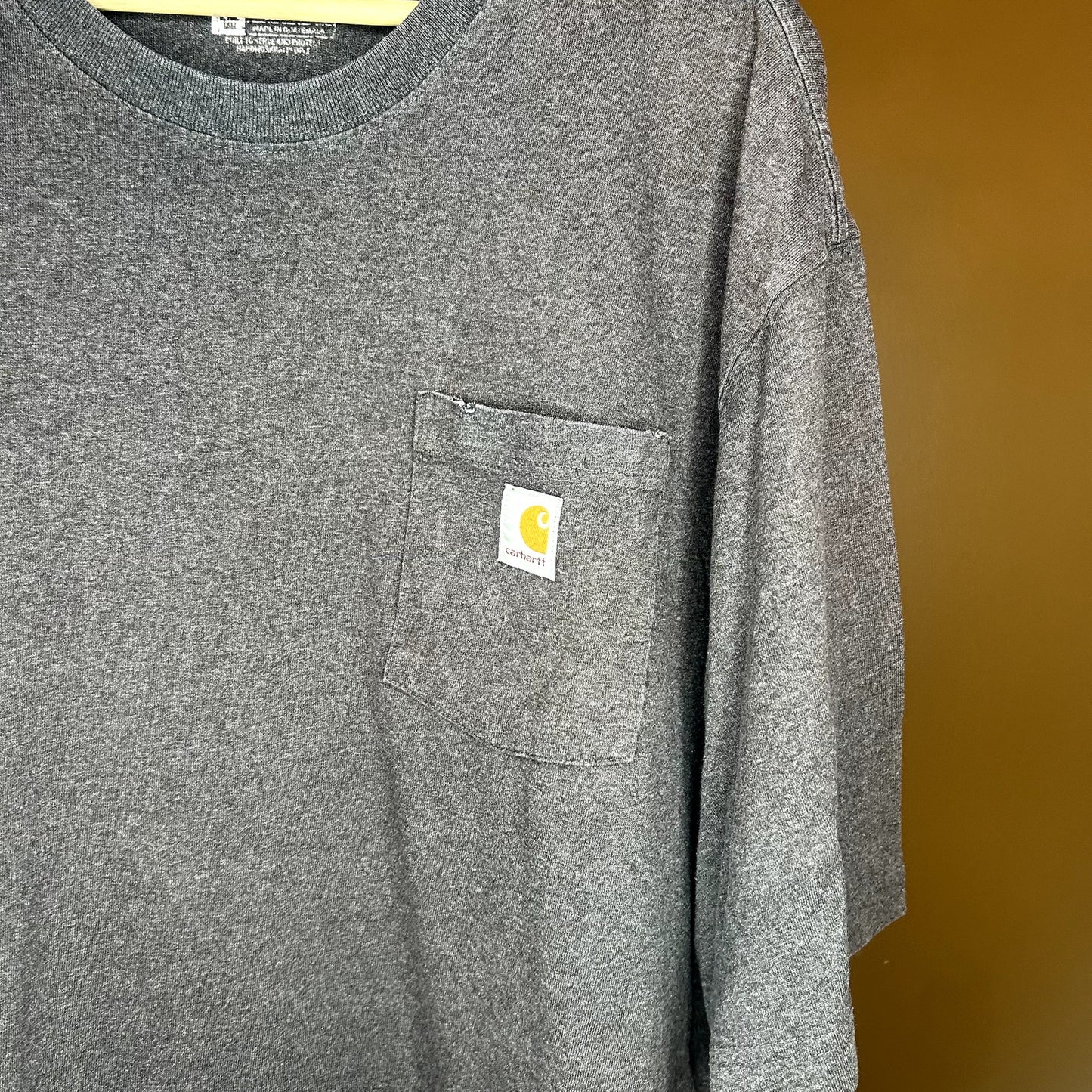 Modern Gray Carhartt Pocket T-Shirt XXL