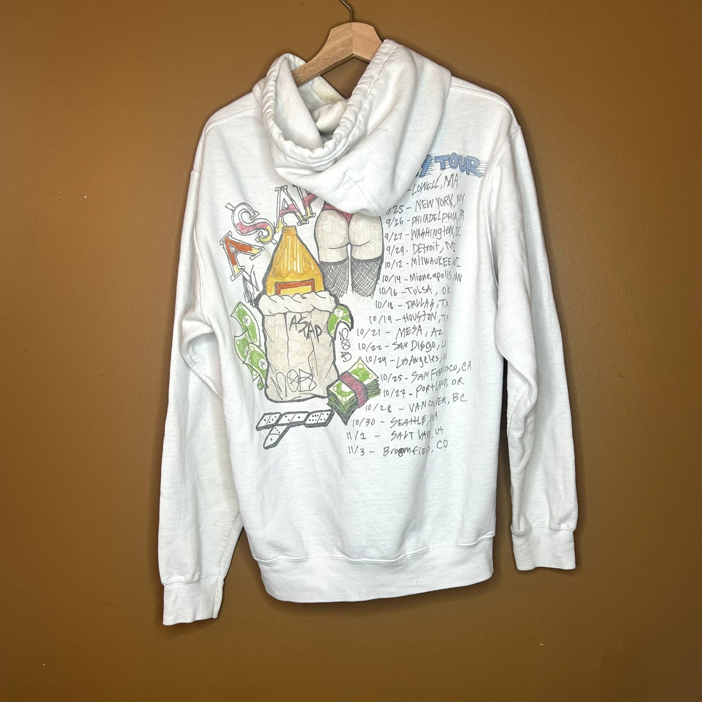 Rare Asap Mob Too Cozy Tour Hoodie RARE