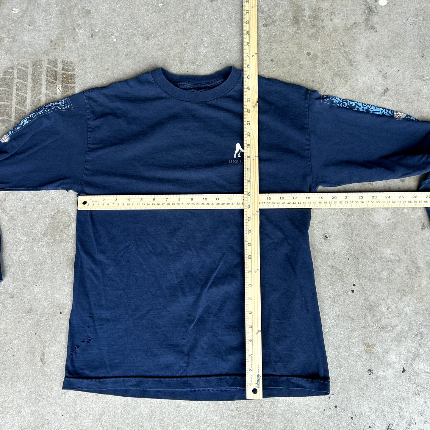 Y2K Big Dogs Long Sleeve T-Shirt Kids or Femme. Distressed