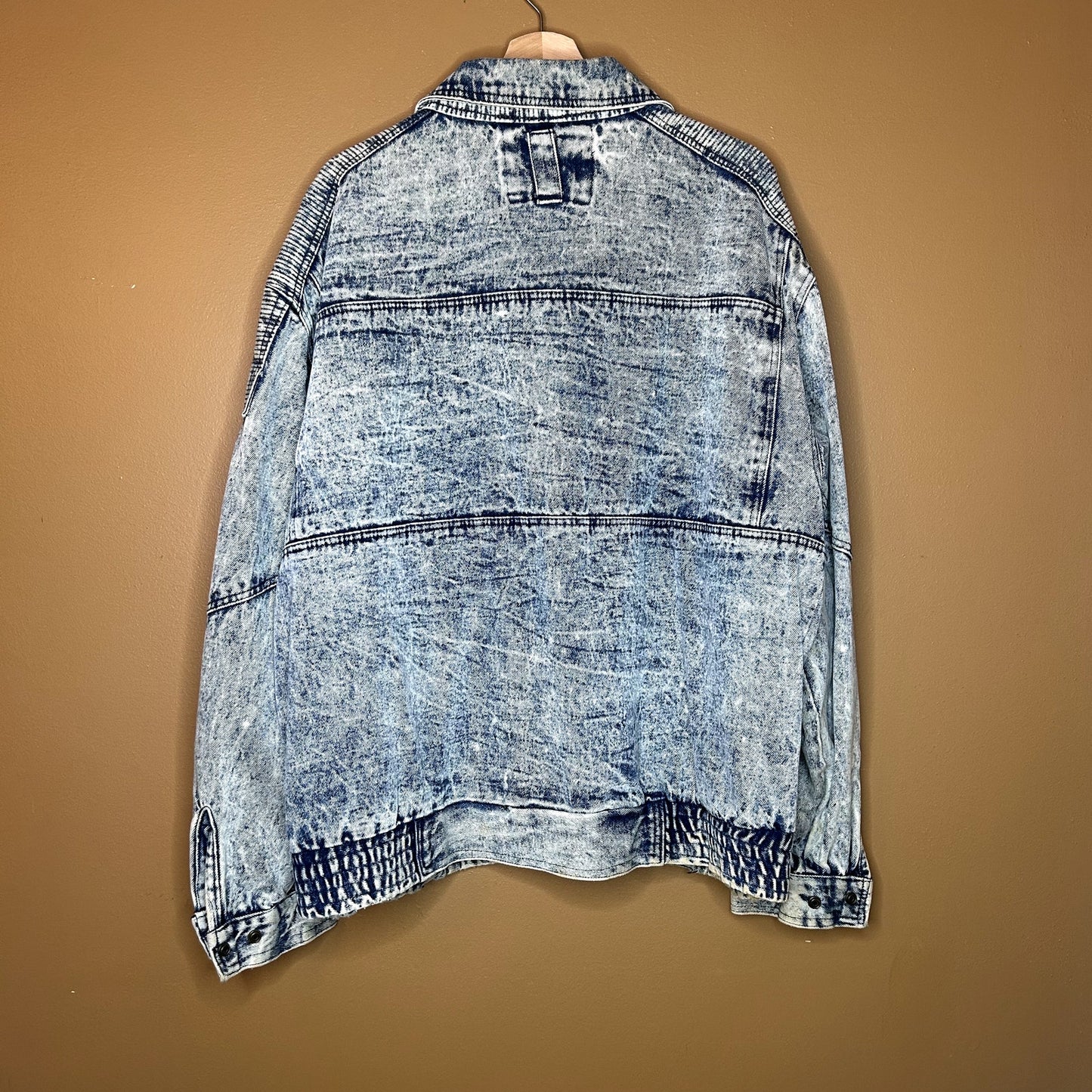Y2k Acid Washed Horizon Denim Jacket