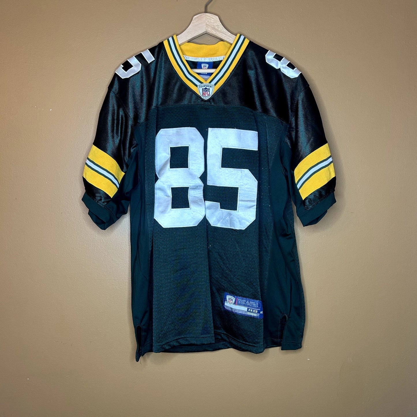 Y2K Green Bay Packers Greg Jennings Reebok Jersey