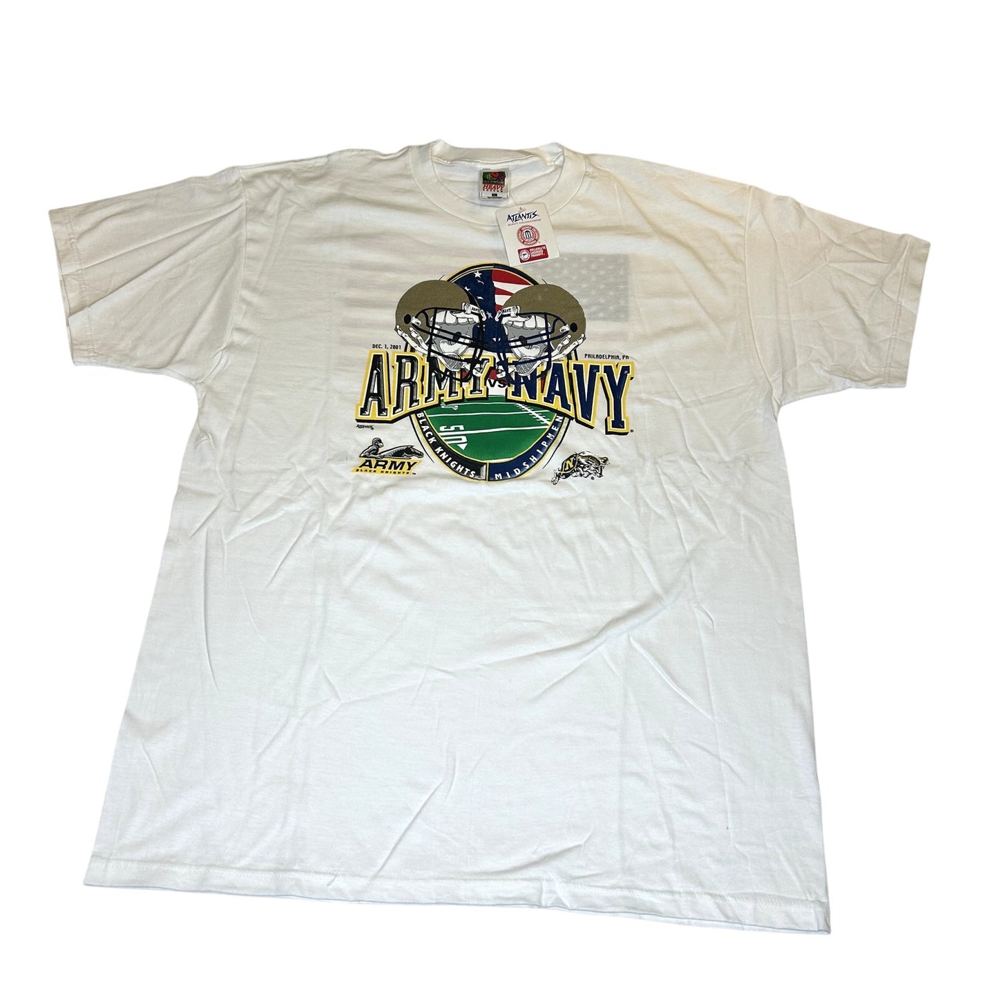 Vintage 90s Army Vs Navy Deadstock T-shirt