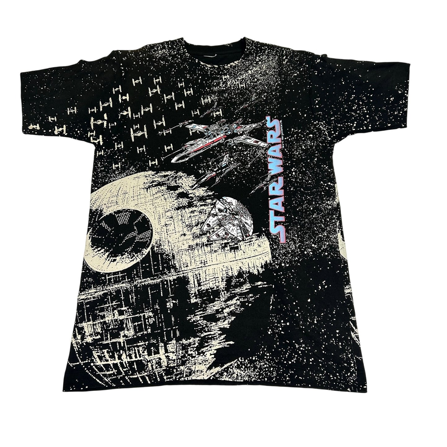 Vintage 1991 Star Wars Death Star AOP T-shirt