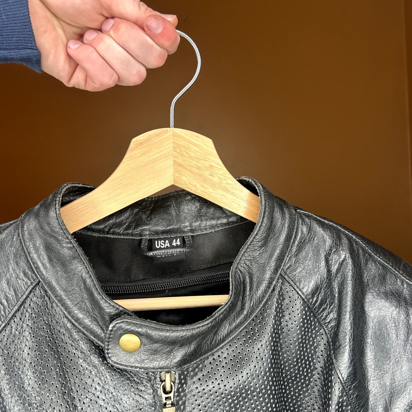 Custom Bilt Motorcycle Cafe Racer Jacket 44