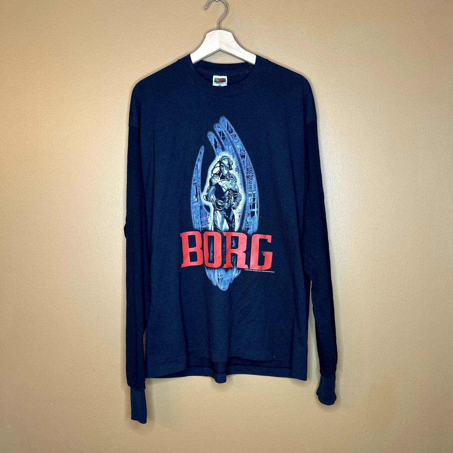 Vintage 1996 Star Trek Borg Long Sleeve T-Shirt