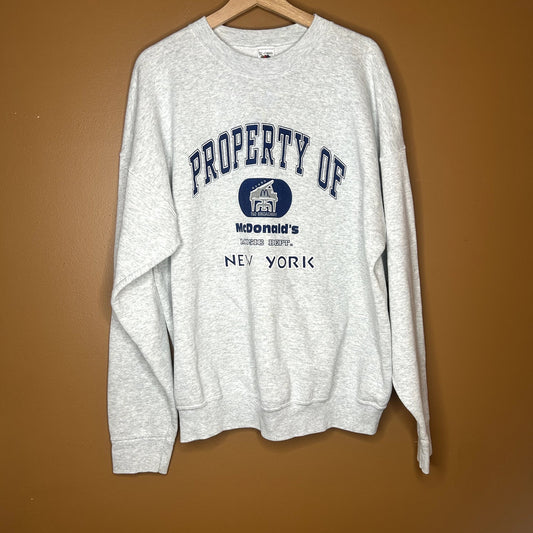 Vintage 90s Mcdonalds Music Crewneck XXL
