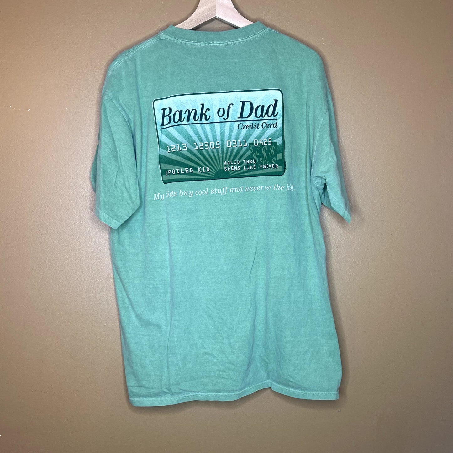 Funny Y2K Bank of Dad T-Shirt
