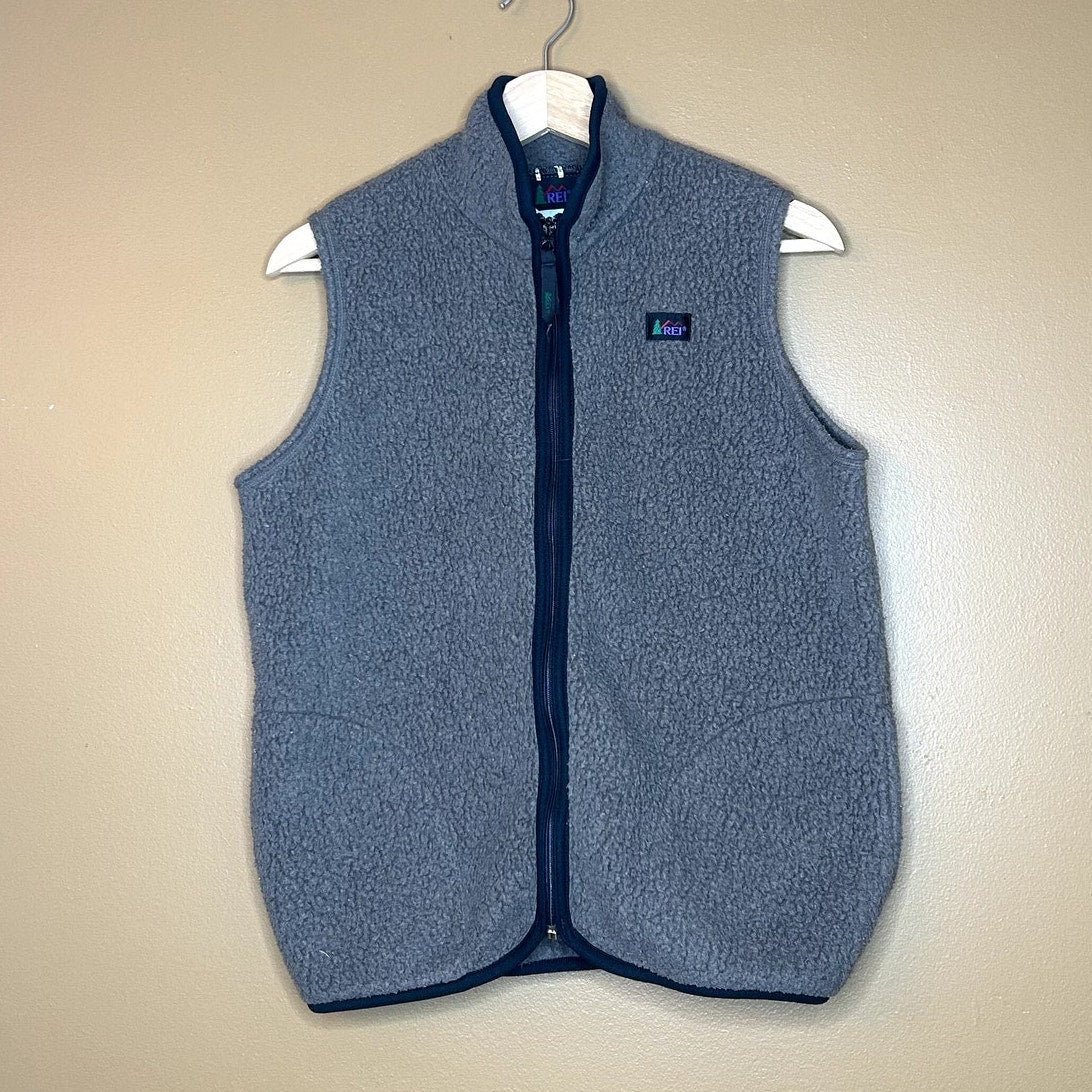 Vintage 90s REI Gray Fleece Vest