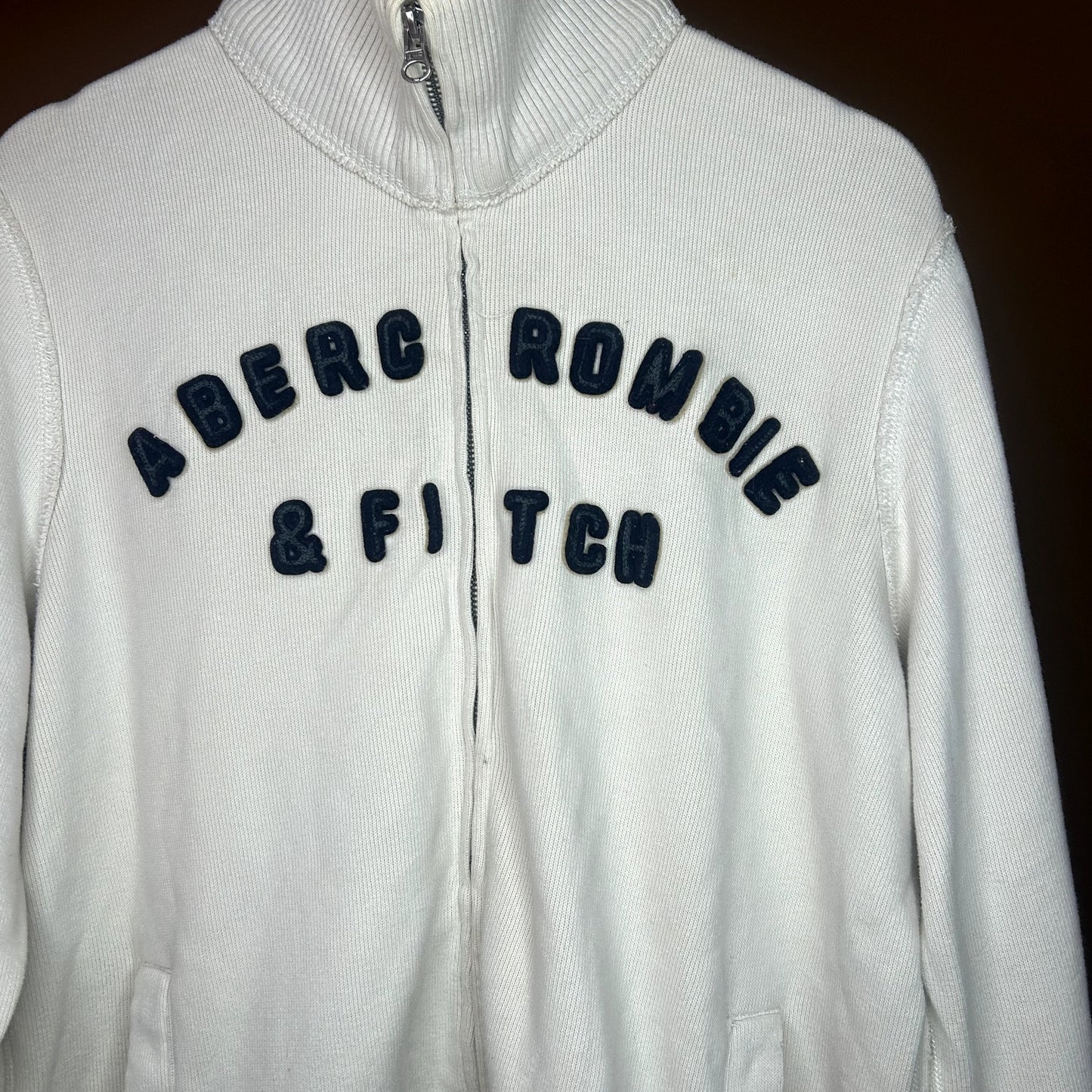 Y2K Abercrombie & Fitch Zip-Up Fleece Sweater