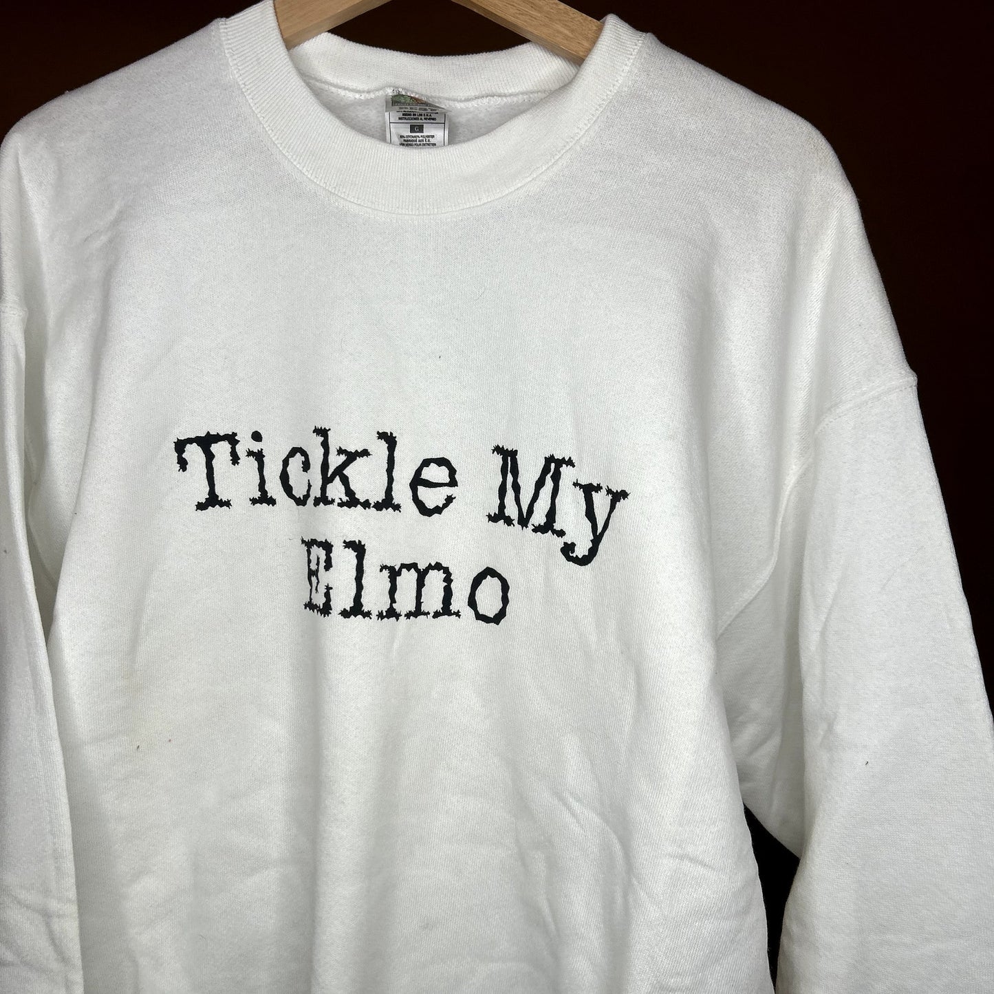 Vintage 90s Tickle My Elmo Crewneck Large