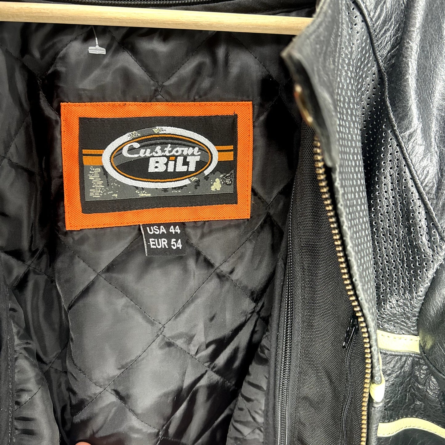 Custom Bilt Motorcycle Cafe Racer Jacket 44