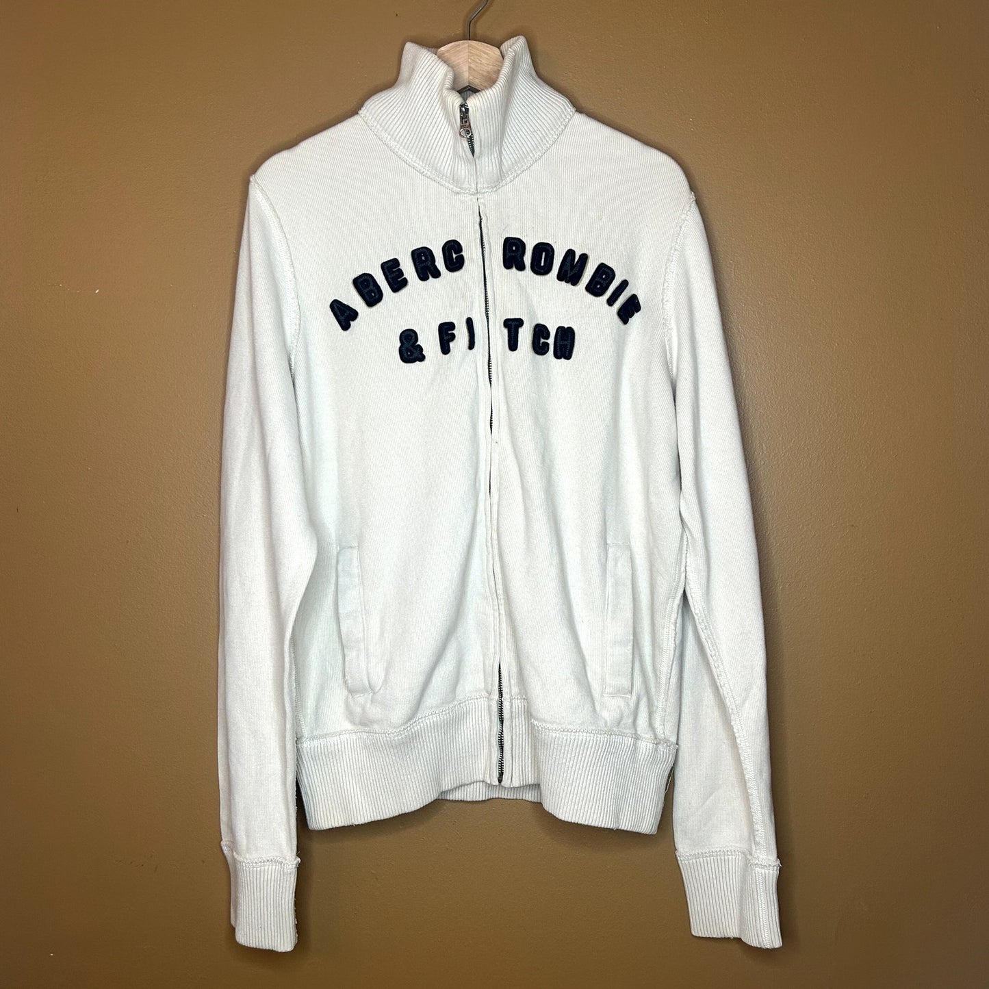Y2K Abercrombie & Fitch Zip-Up Fleece Sweater