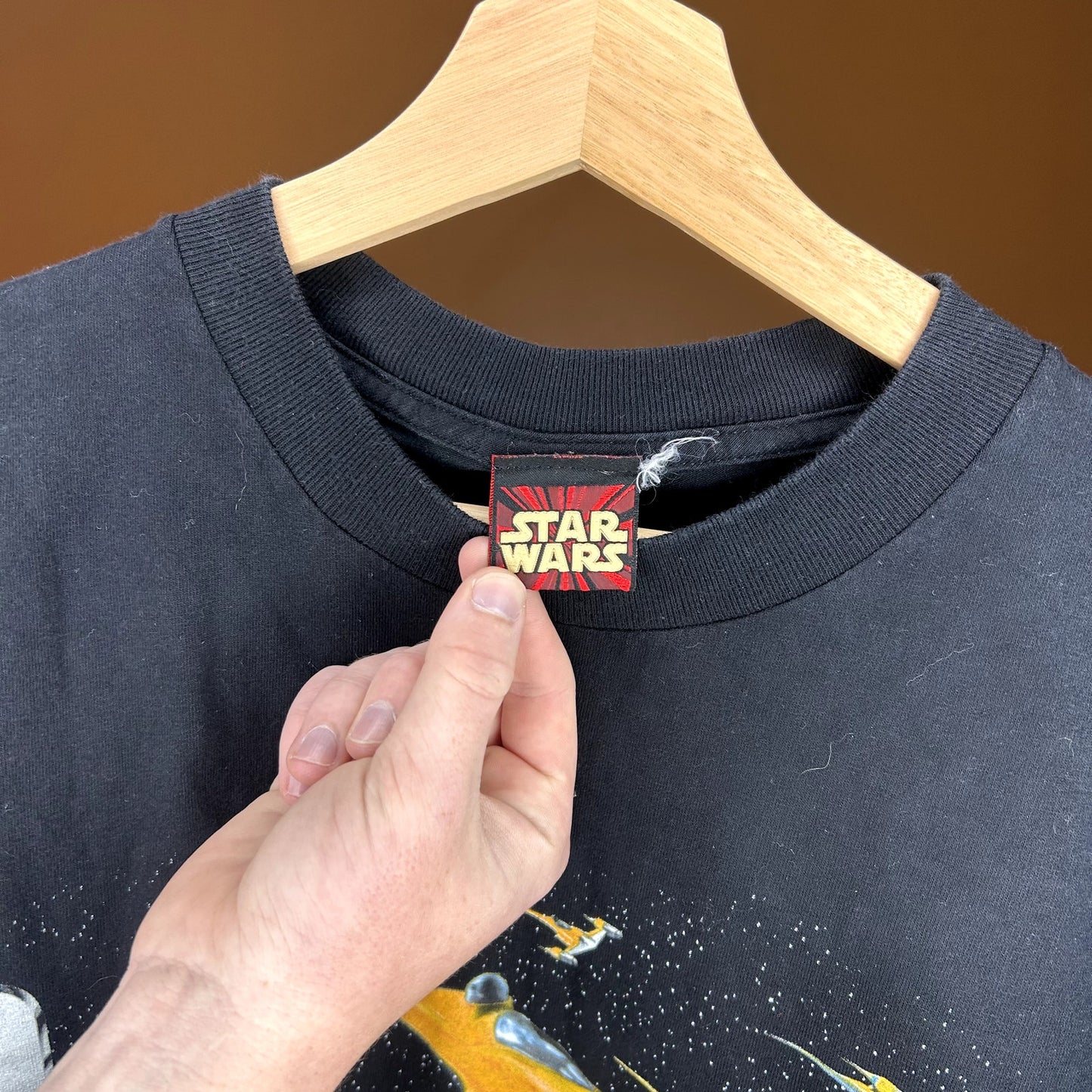 Vintage Star Wars Episode 1 Naboo Starfighter T-Shirt Rare