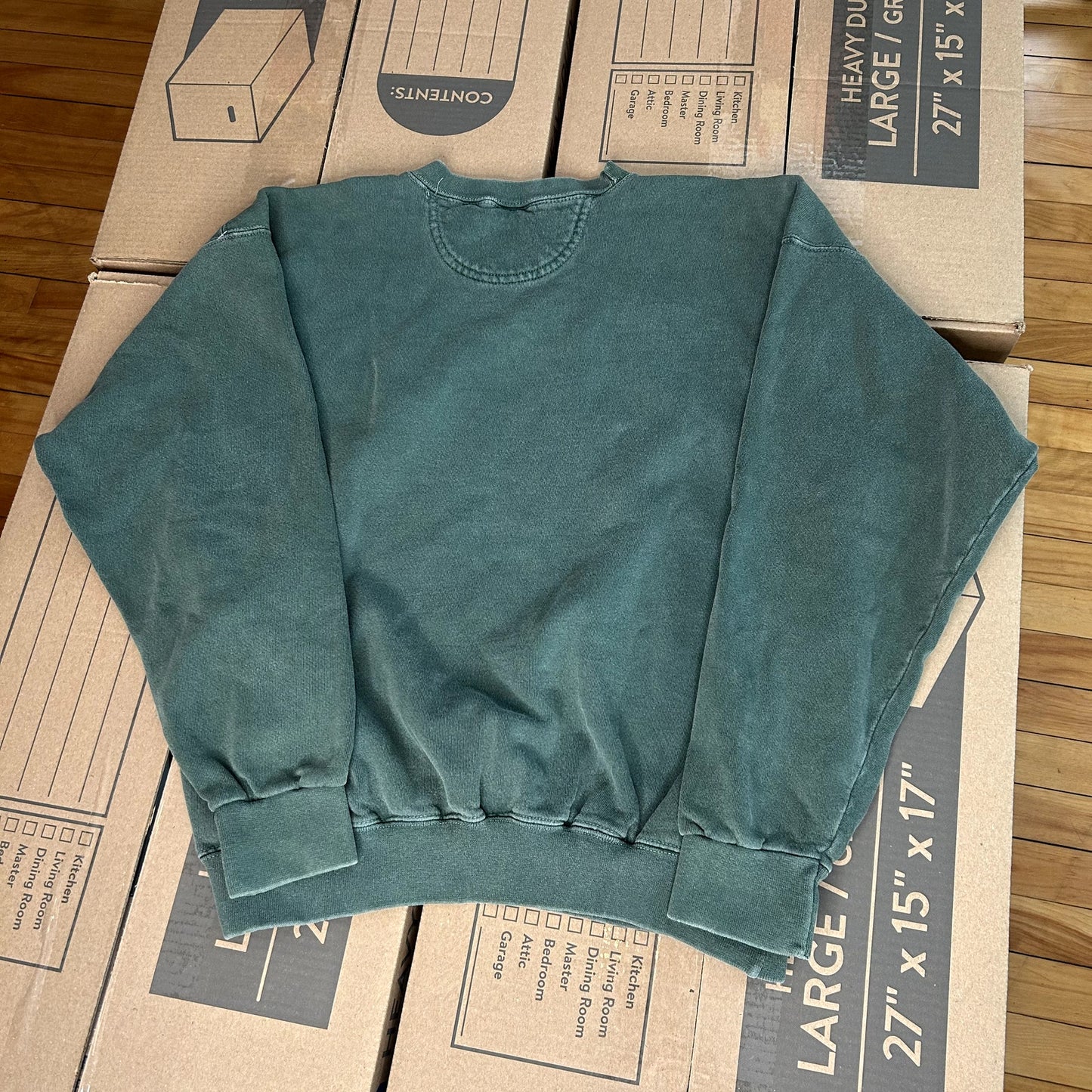 Vintage 90s Green Wisconsin Badgers Lumen Numen Crewneck Medium