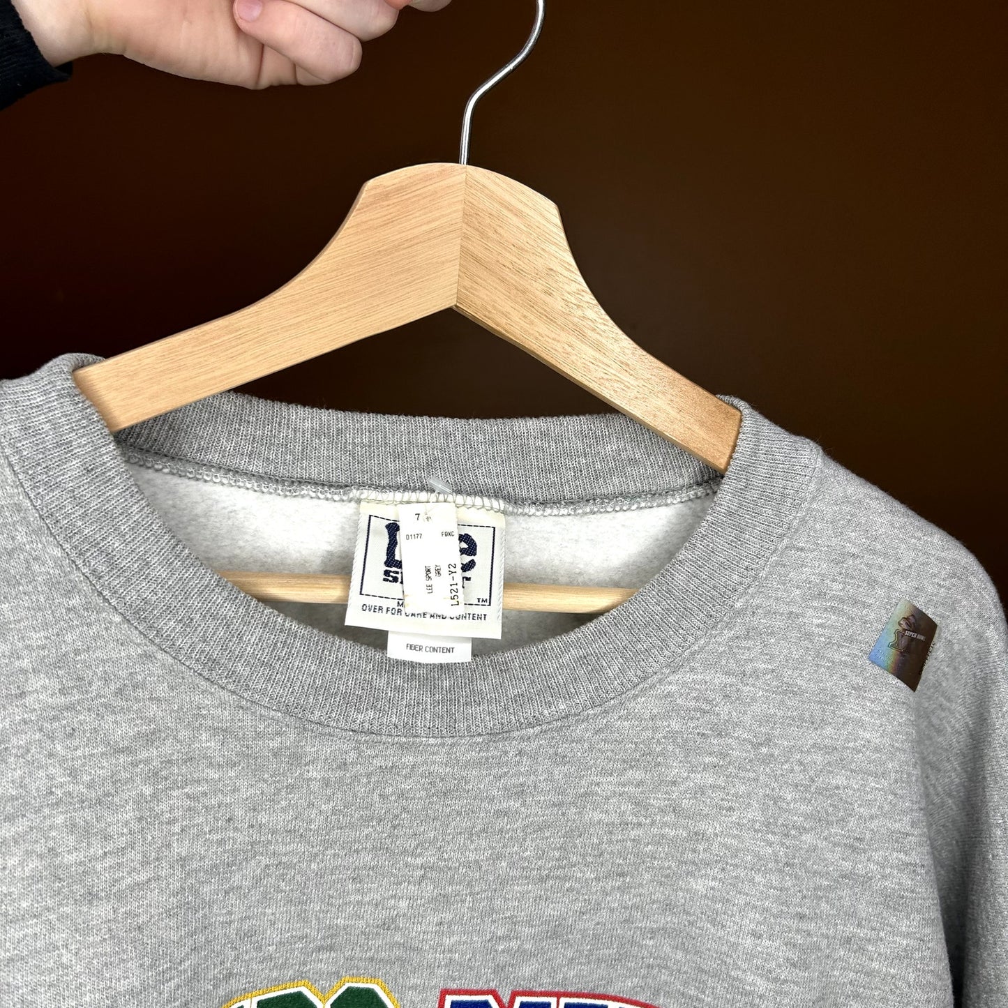 Vintage 90s Packers Super Bowl Gray Crewneck NWT