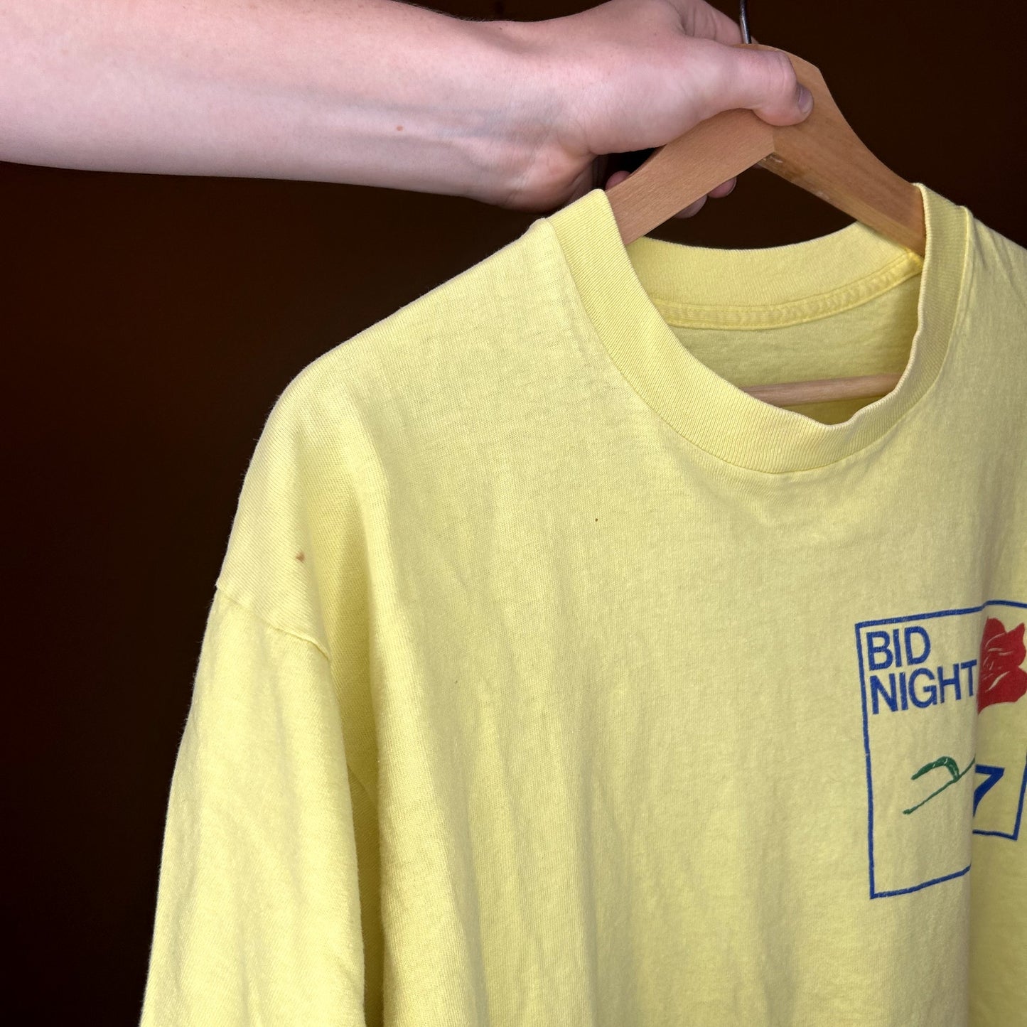 Vintage 1987 Fraternity Bid Night T-Shirt