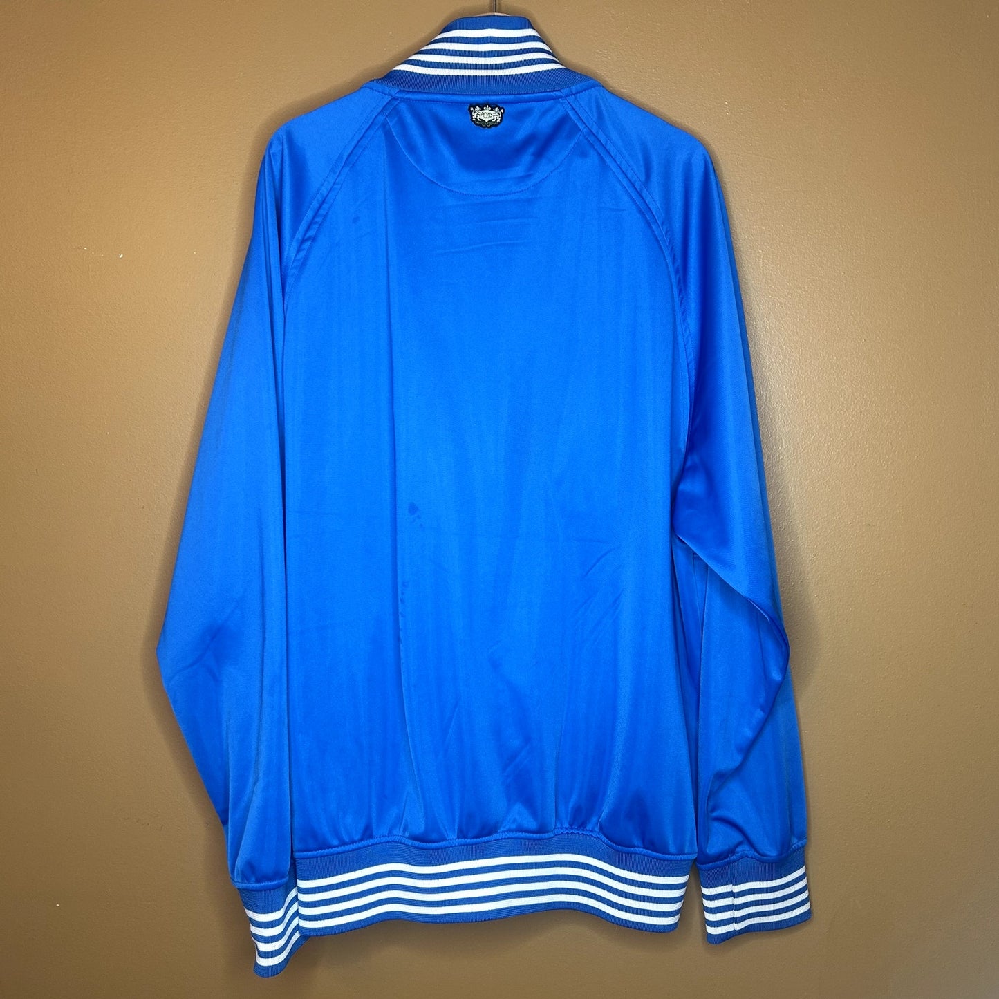 Y2K Blue Akademiks Zip-Up Track Jacket XXL
