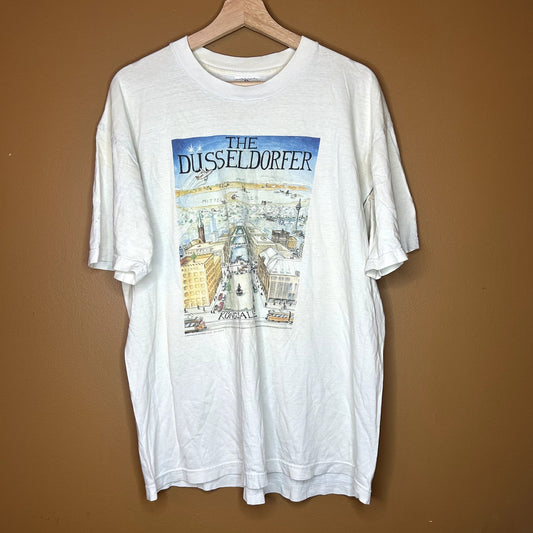 VIntage 90s Foreign Art T-Shirt XL