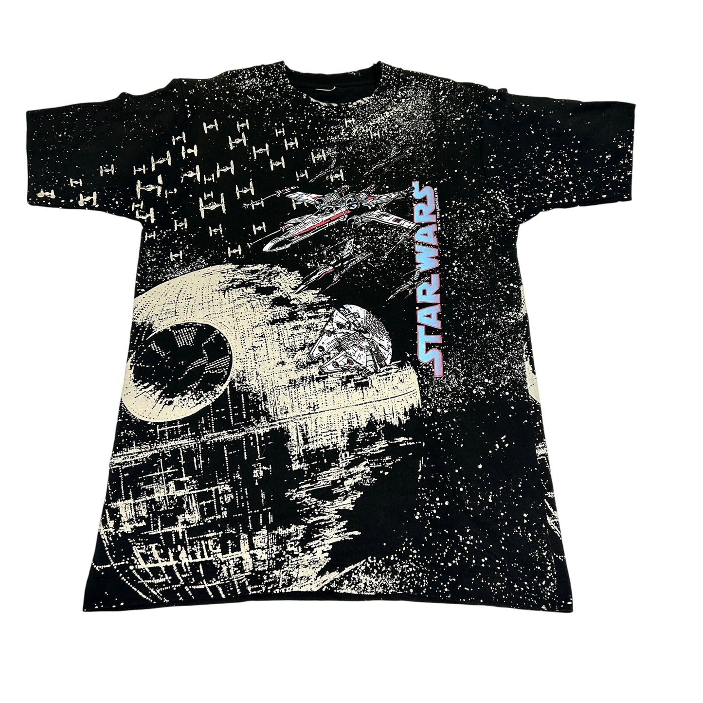 Vintage 1991 Star Wars Death Star AOP T-shirt