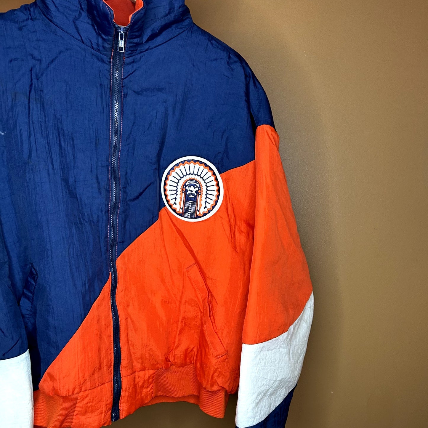 Vintage 90s University of Illinois Illini Jacket XL