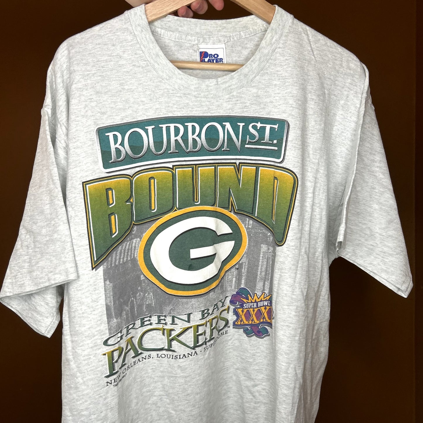 Vintage 1997 Packers Super Bowl New Orleans T-Shirt