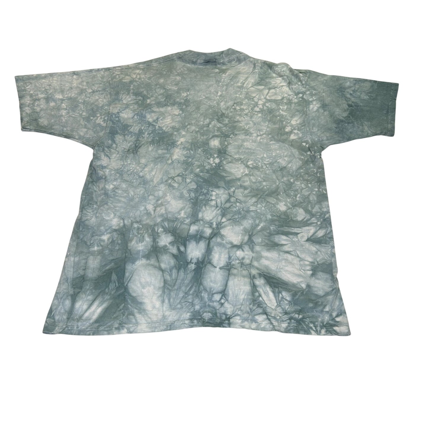 Vintage 1997 Star Wars Liquid Blue Yoda Tie Dye T-shirt