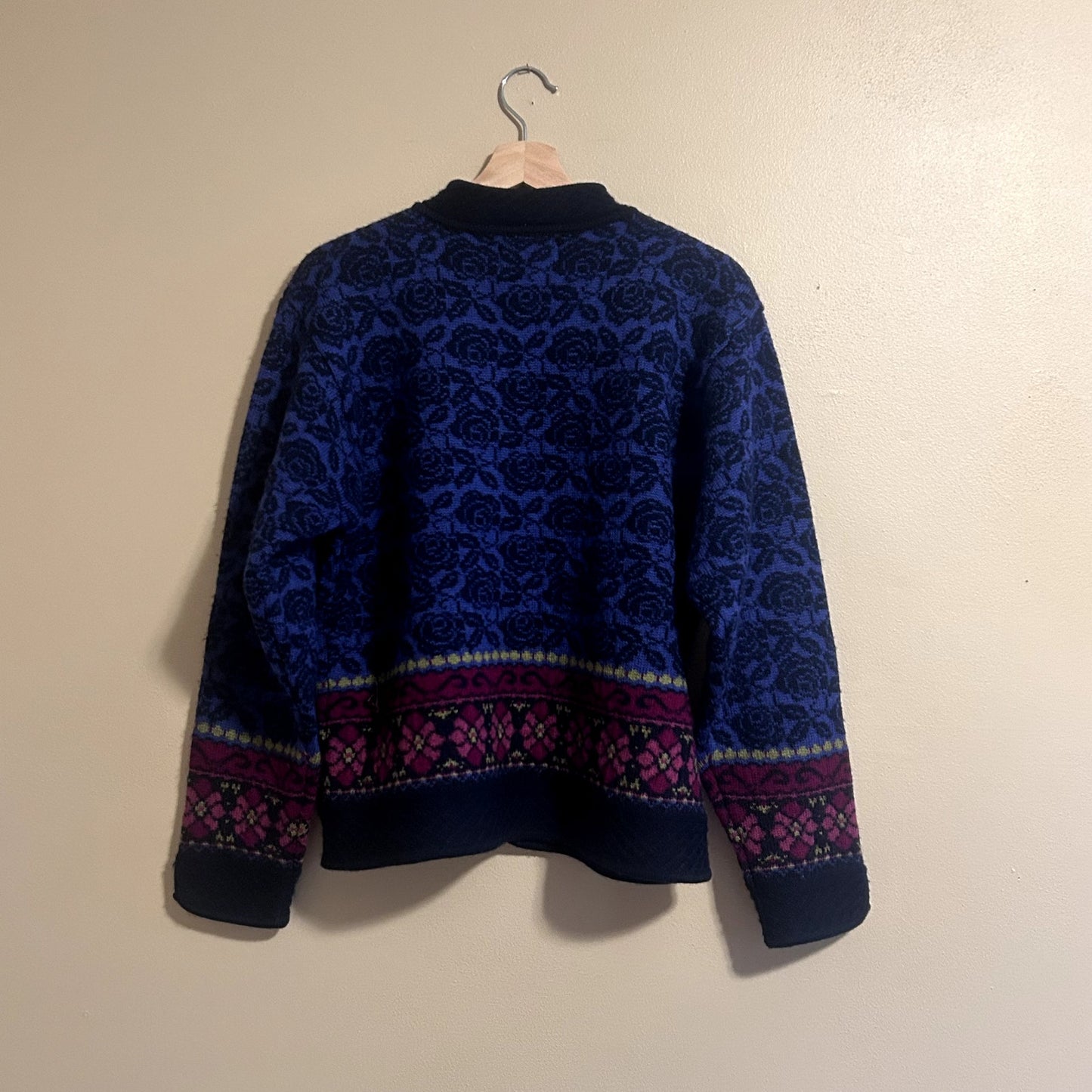 Vintage Squaw Valley 100% Cotton Cardigan Sweater XL