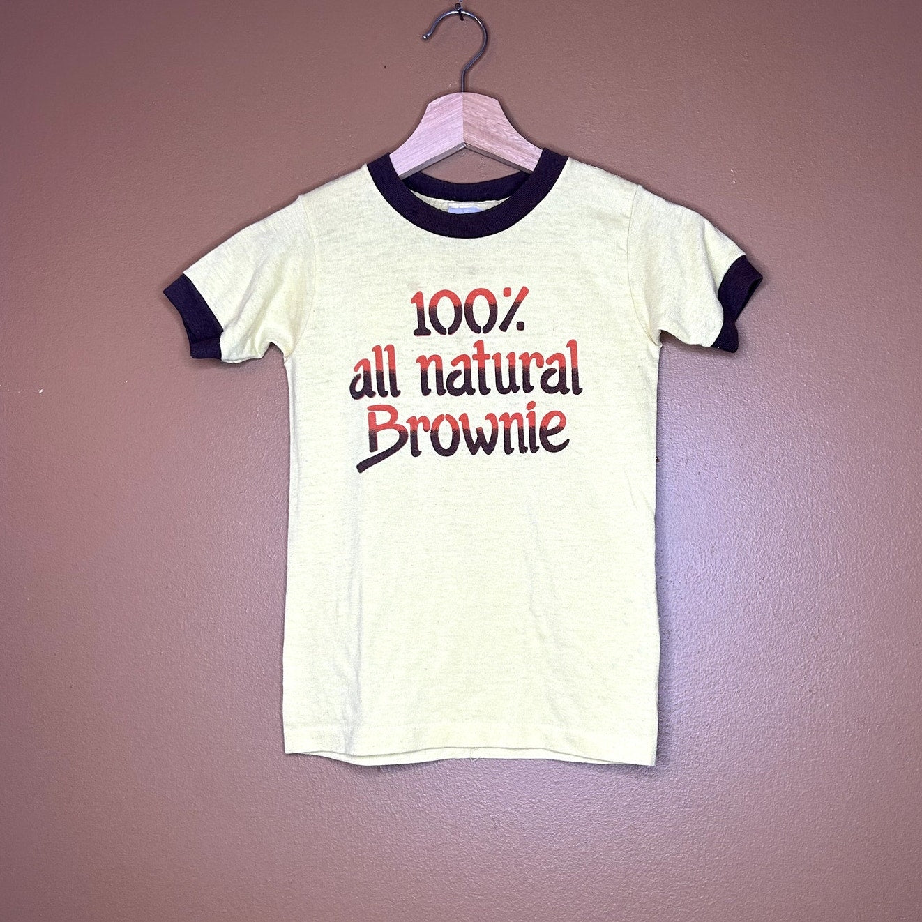 True Vintage Brownie Ringer T-Shirt
