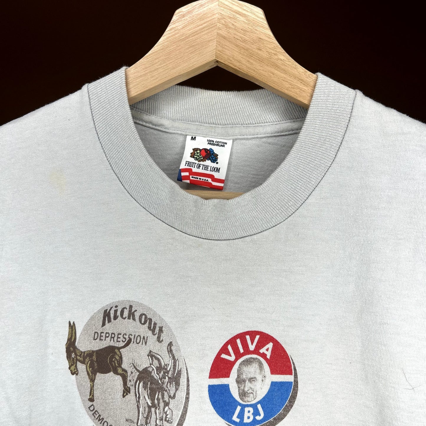 Vintage 90s Democratic Political T-Shirt