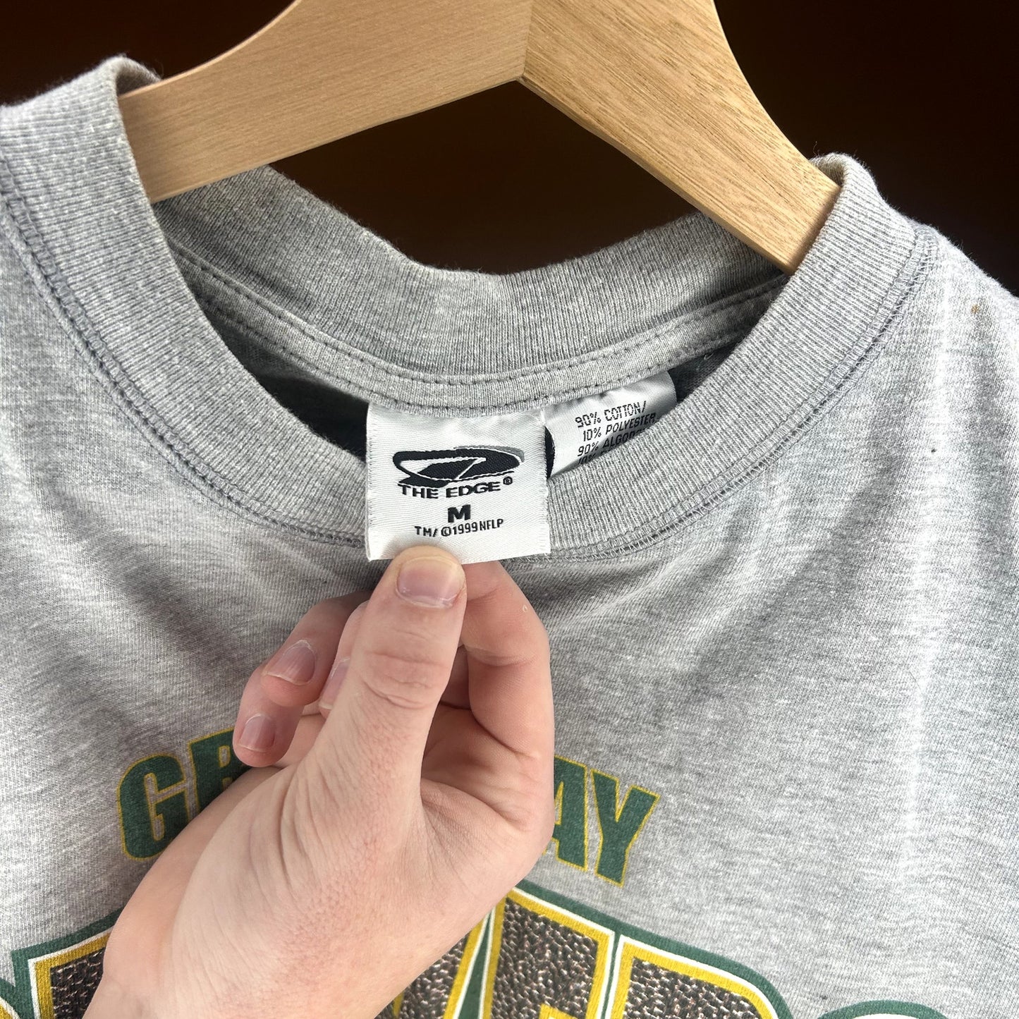 Y2K Gray Green Bay Packers Tank Top Medium