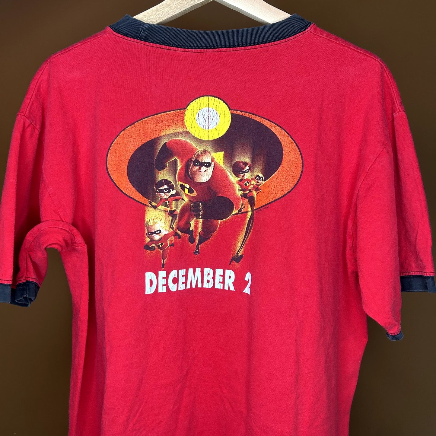 Y2K Disney The Incredibles Movie Promo T-Shirt