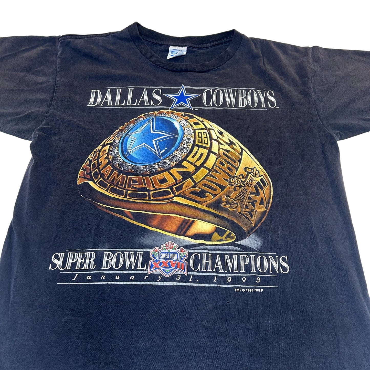 Vintage 1993 Dallas Cowboys Super Bowl Ring T-Shirt
