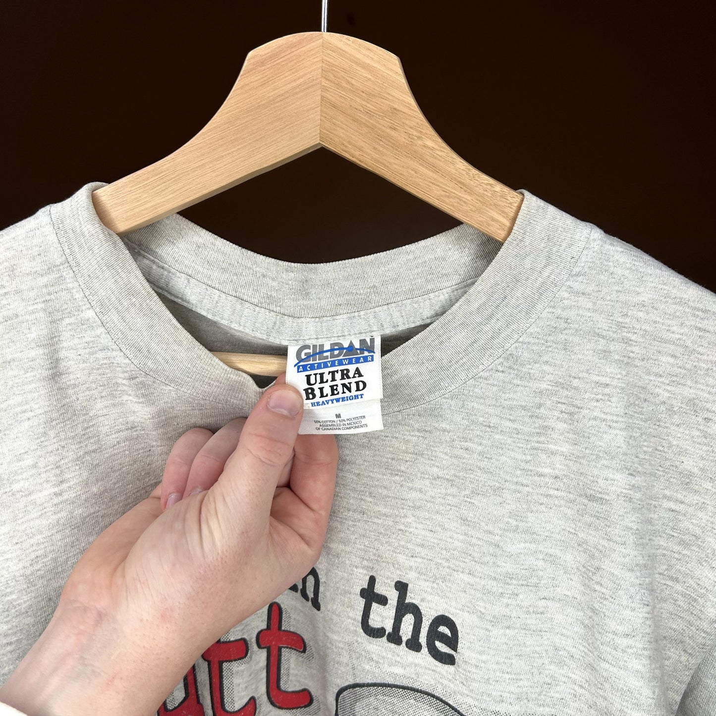 Vintage 90s Cut Off Funny Gym T-Shirt