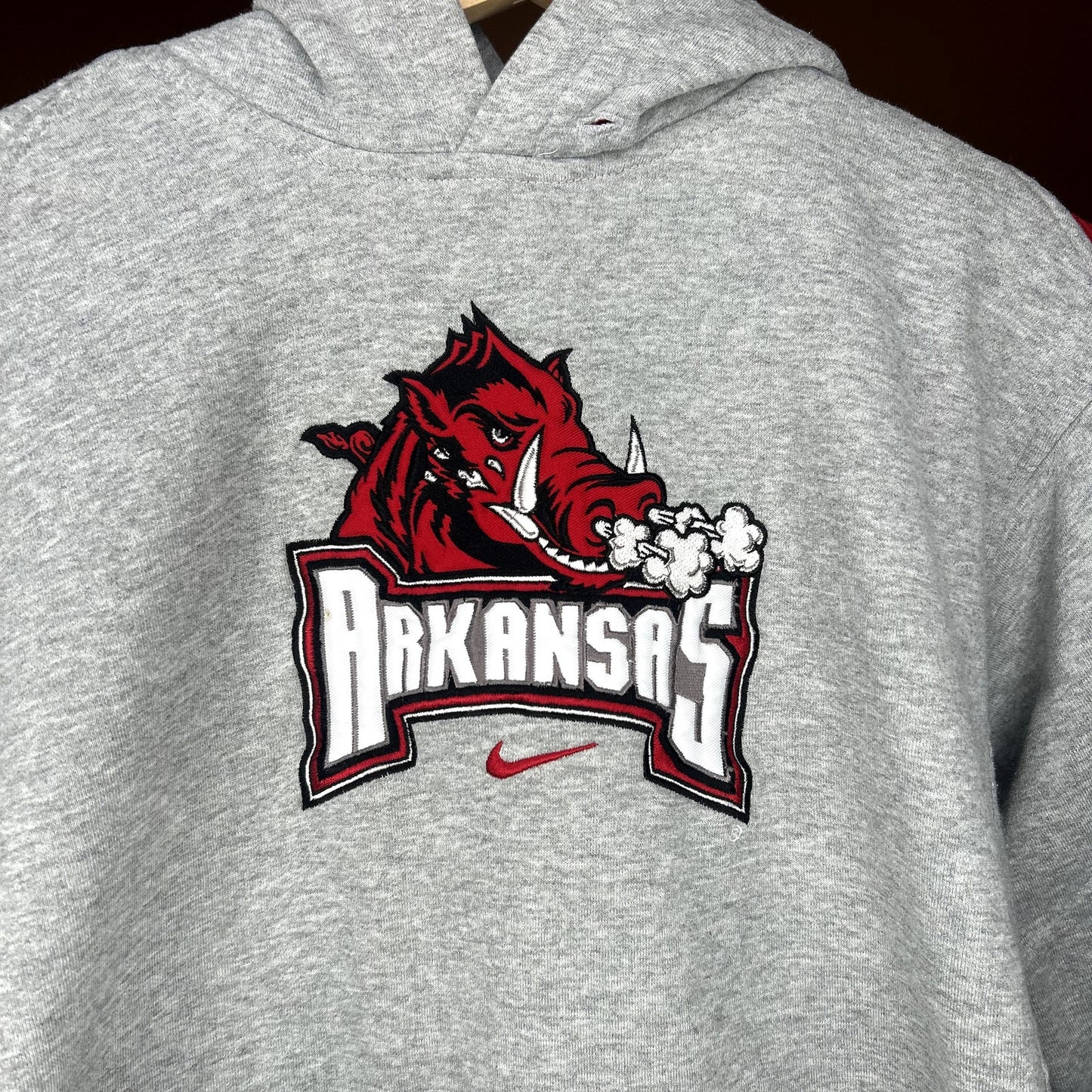 Arkansas Razorbacks Nike Hoodie Youth Large