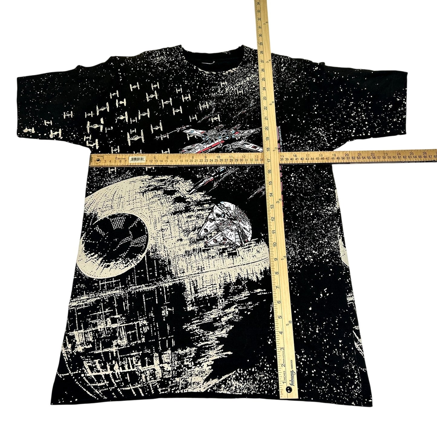 Vintage 1991 Star Wars Death Star AOP T-shirt