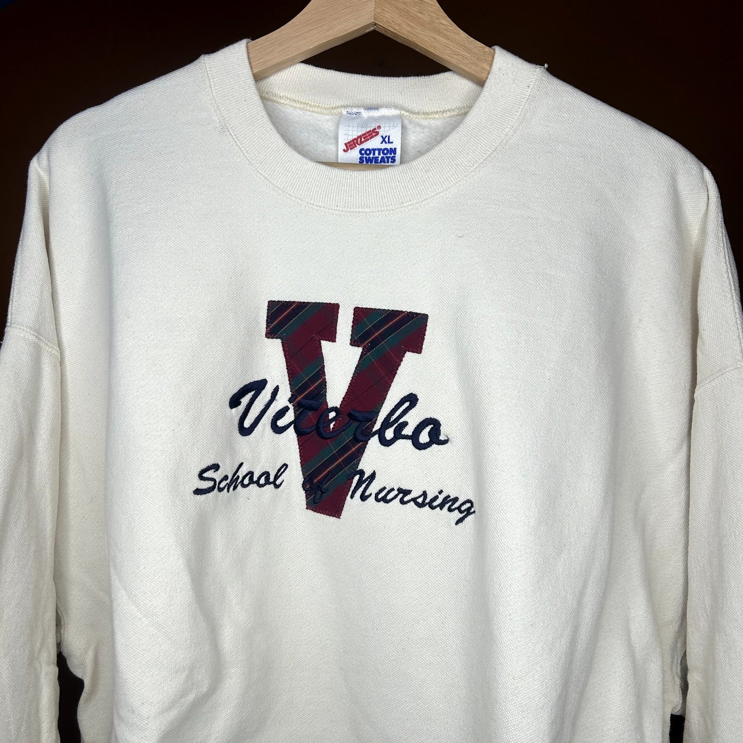 Vintage Viterbo College Crewneck XL
