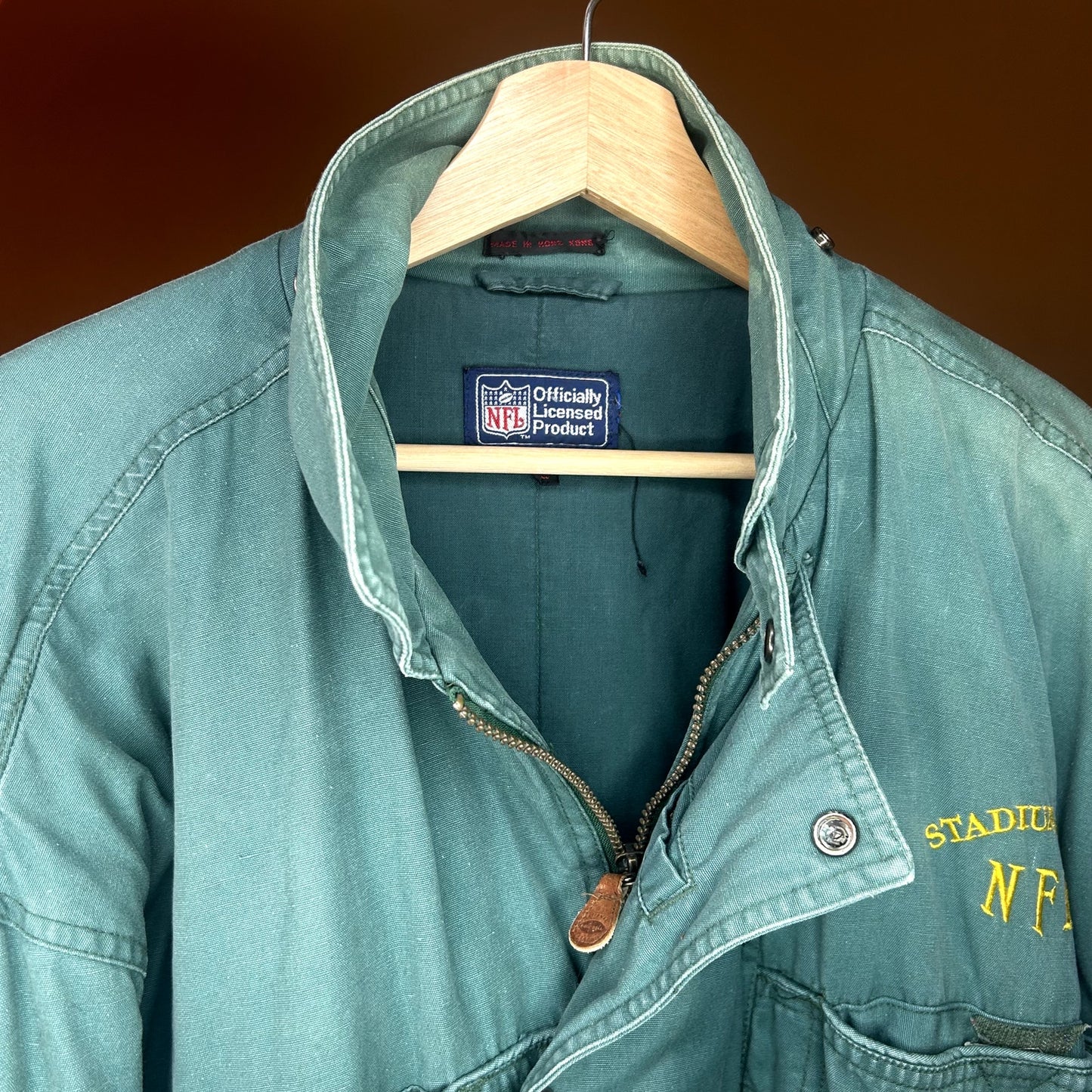 Vintage 90s Green Bay Packers NFL Stadium Coat