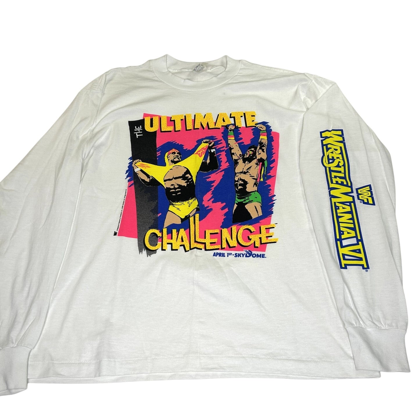 WWF Wrestlemania Vintage Original Long Sleeve Hulk Hogan