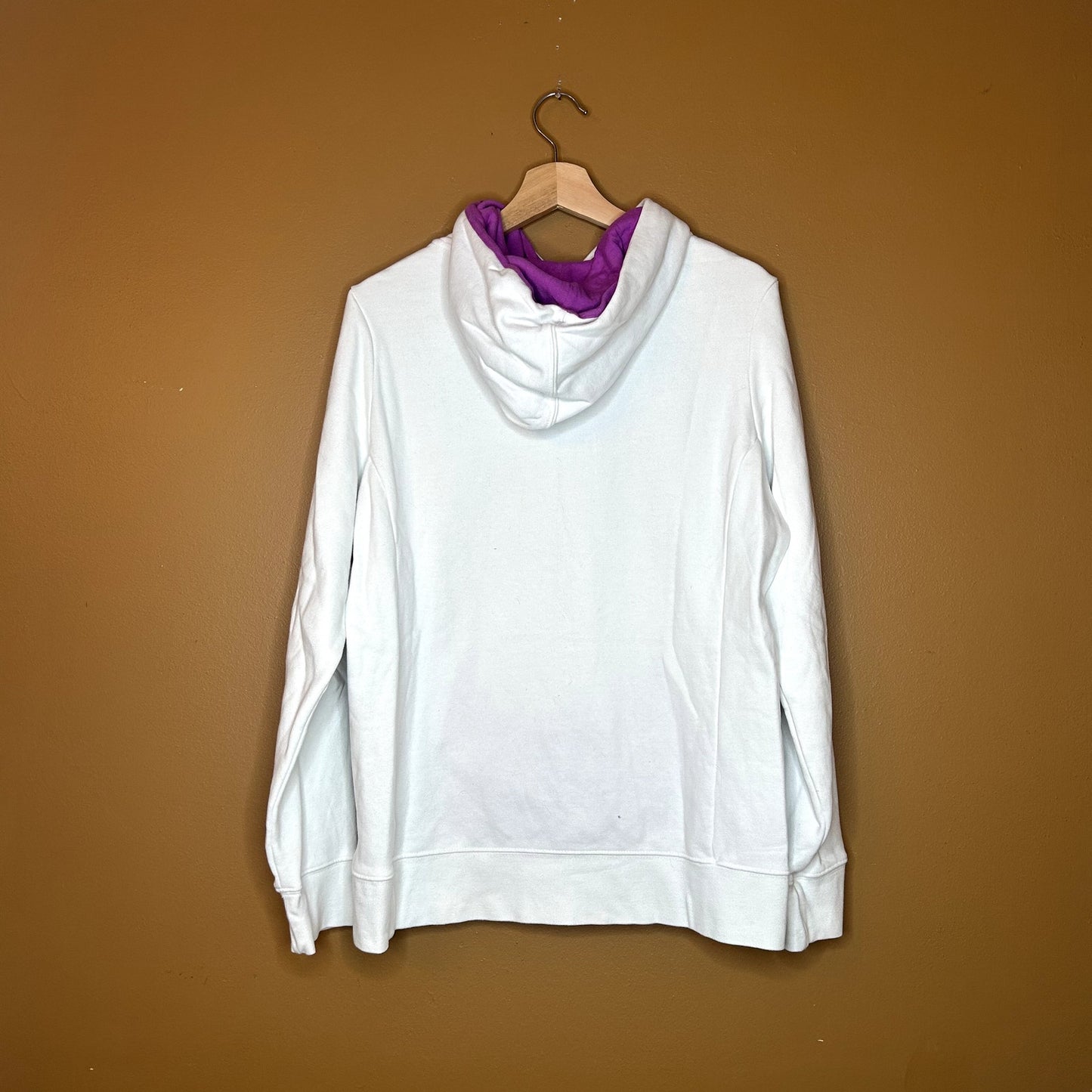 Modern Northface White Hoodie Large