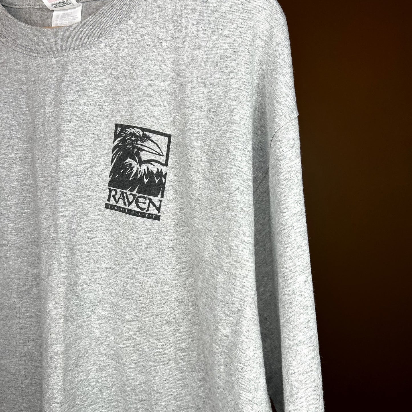 Vintage Y2K Raven Software Long Sleeve T-Shirt