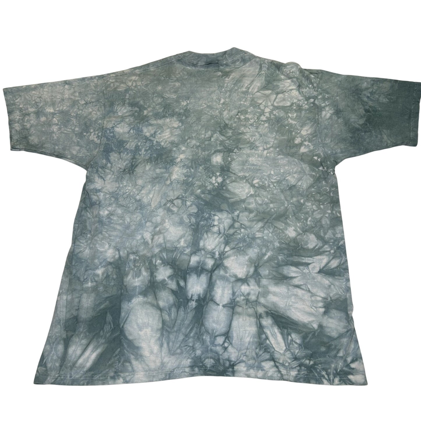 Vintage 1997 Star Wars Liquid Blue Yoda Tie Dye T-shirt