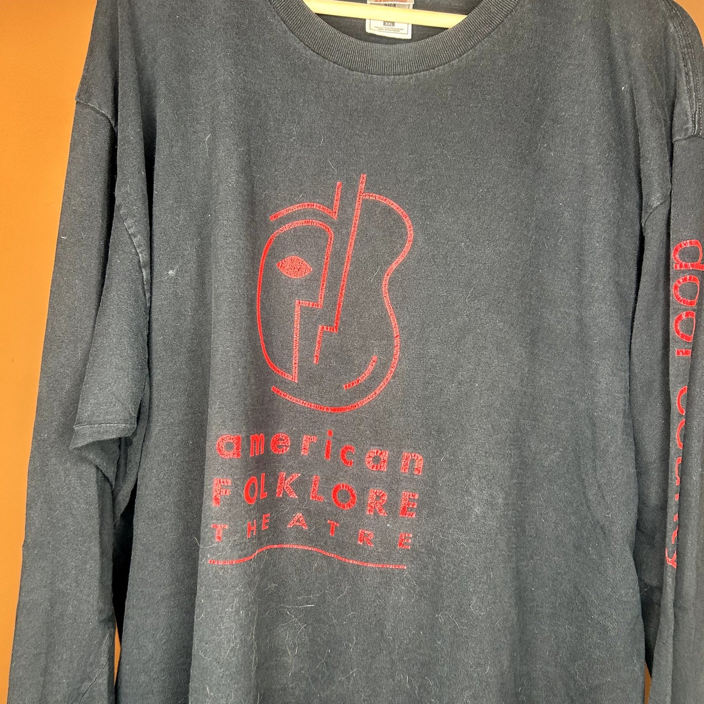 Vintage 90s Folklore Theater Long Sleeve Shirt XXL