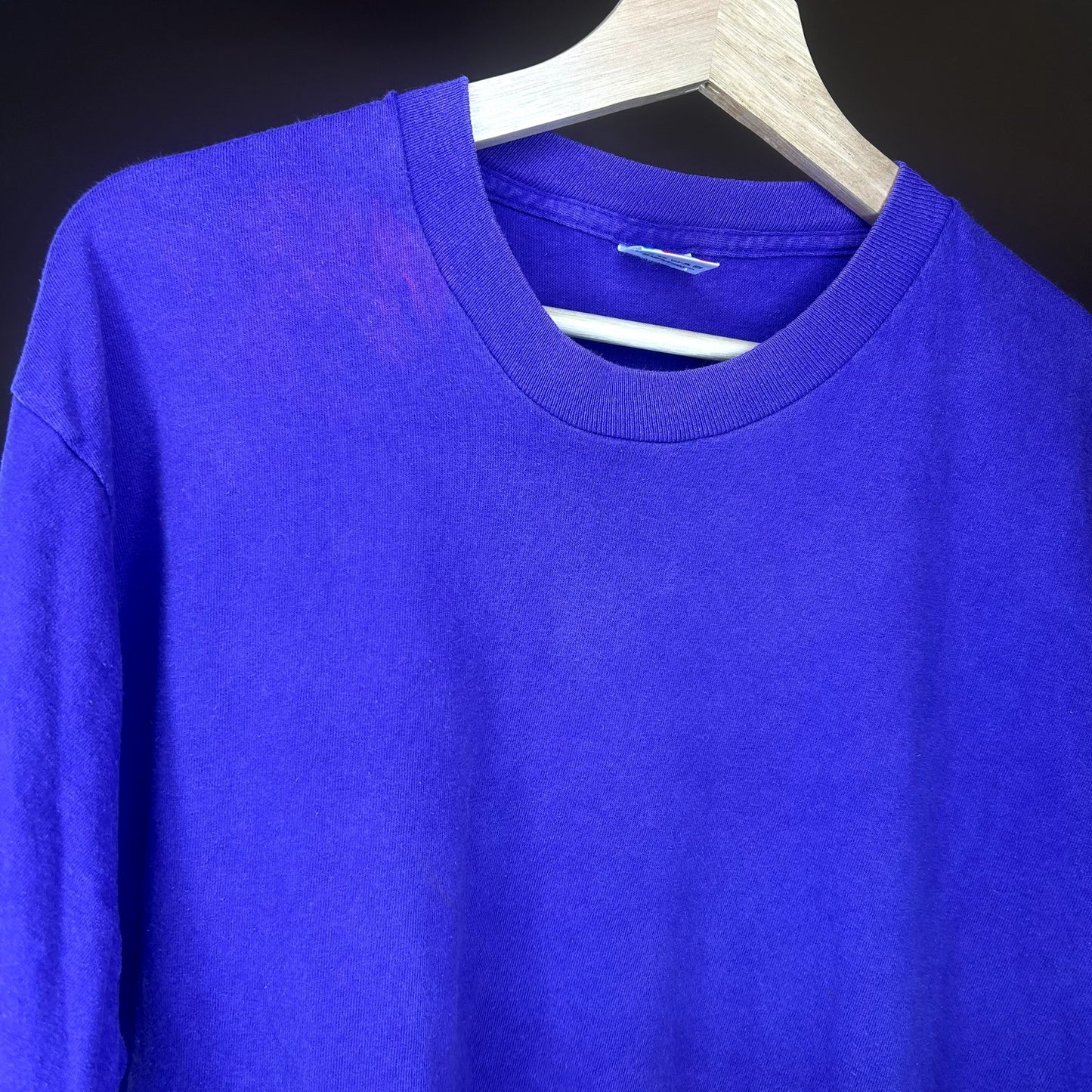 Vintage 90s Blank Purple Fruit Of the Loom T-Shirt