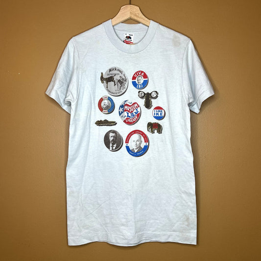 Vintage 90s Democratic Political T-Shirt