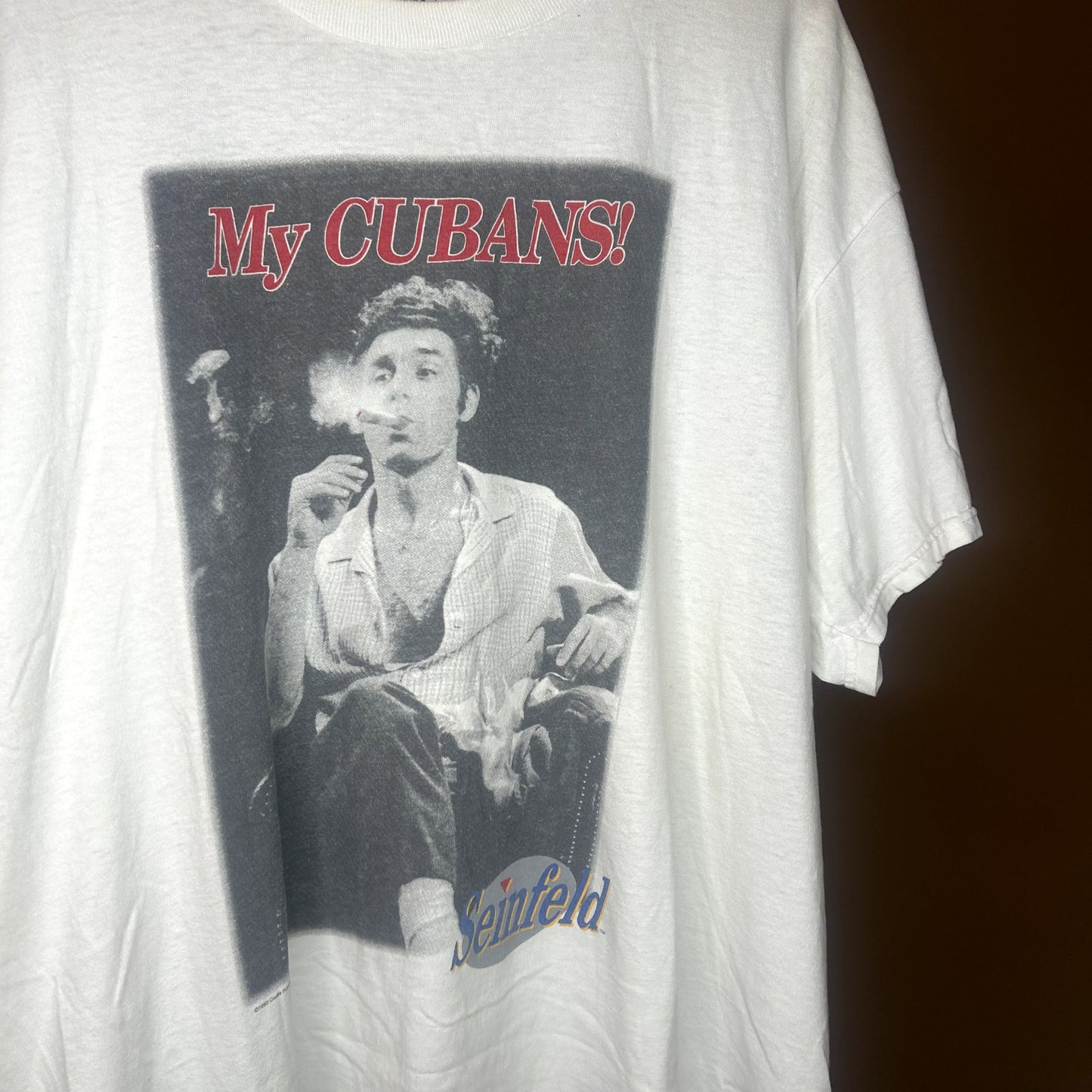 Vintage 90s Seinfeld Kramer "My Cubans" T-Shirt