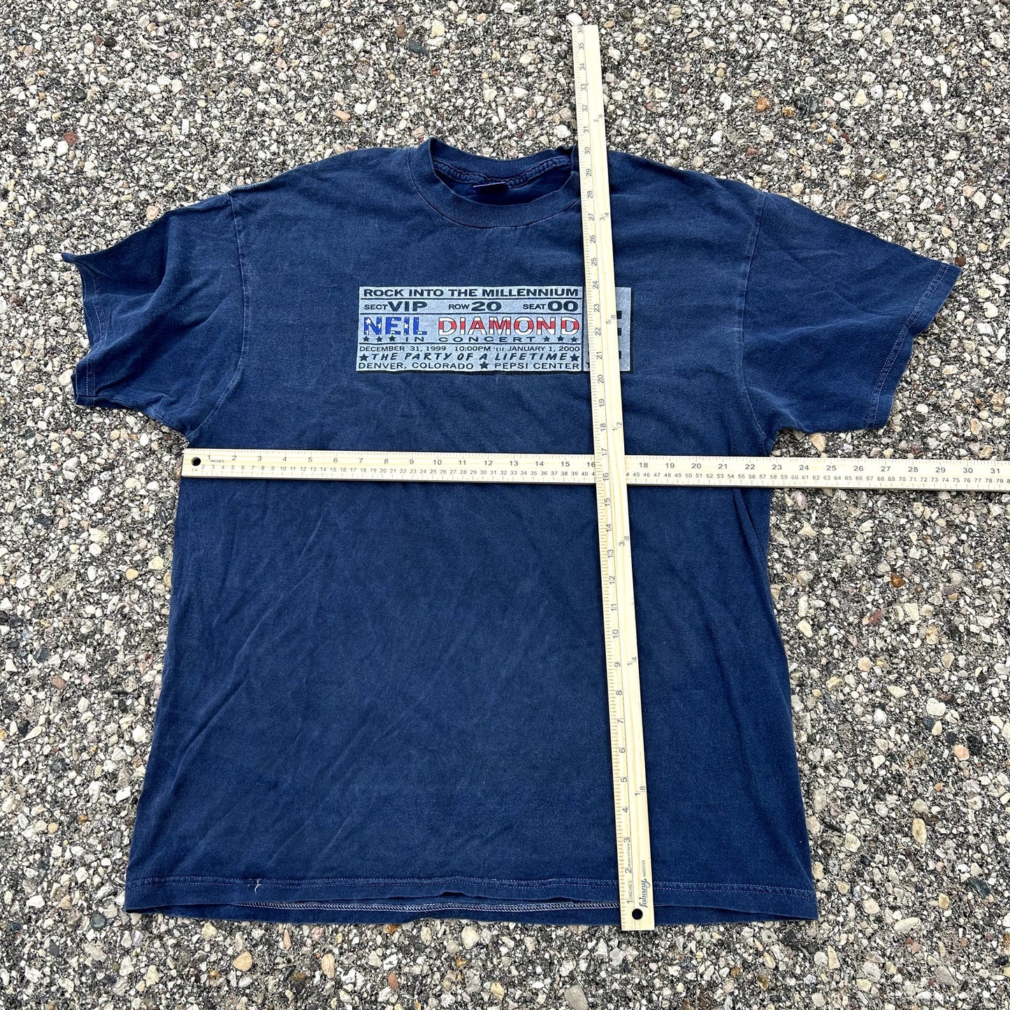 Vintage Y2K Neil Diamond Concert T-Shirt XL