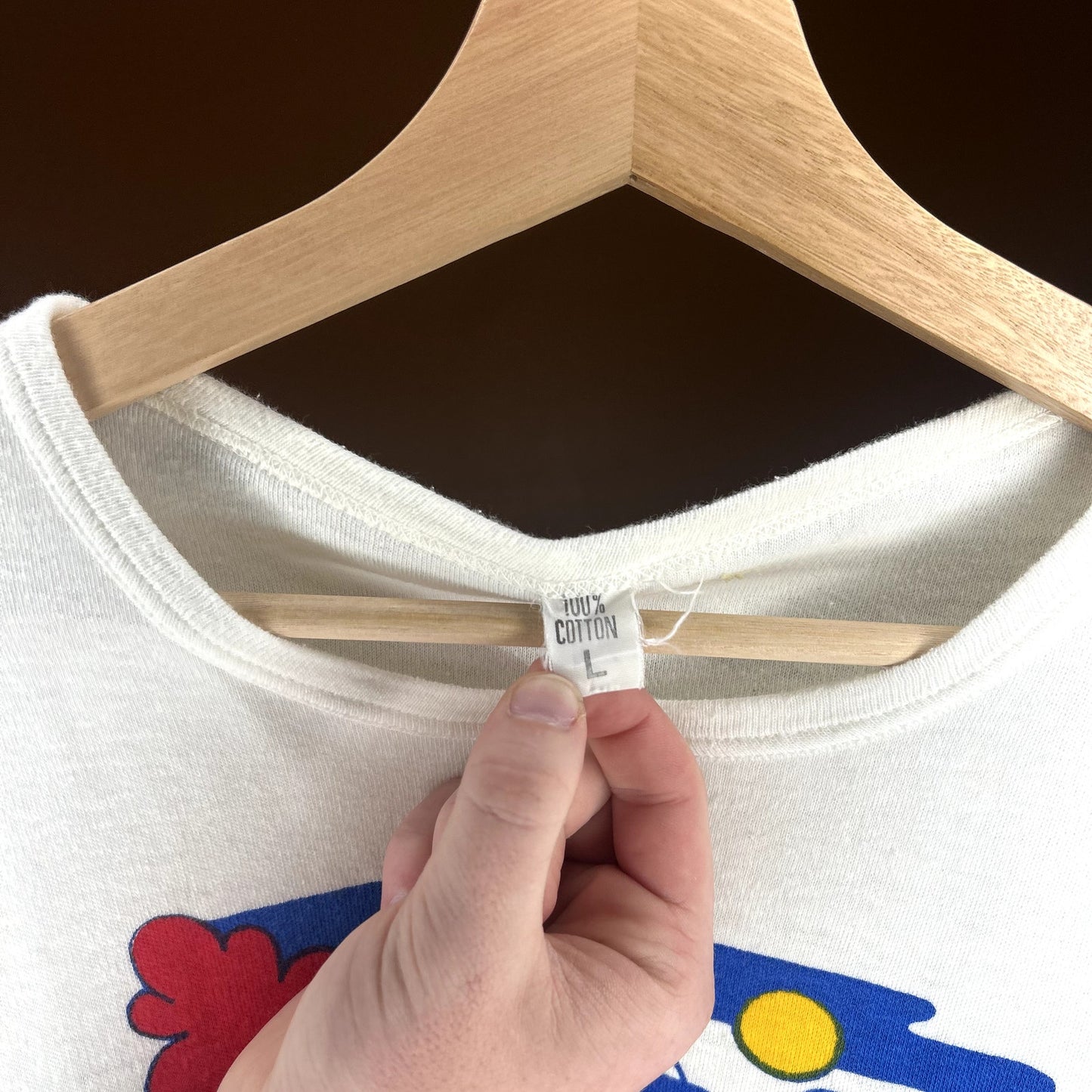 True Vintage Swedish White T-Shirt