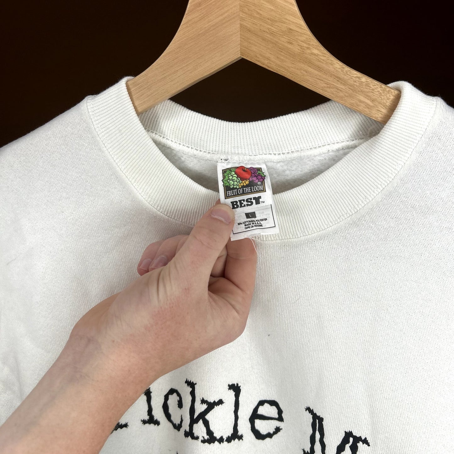 Vintage 90s Tickle My Elmo Crewneck Large