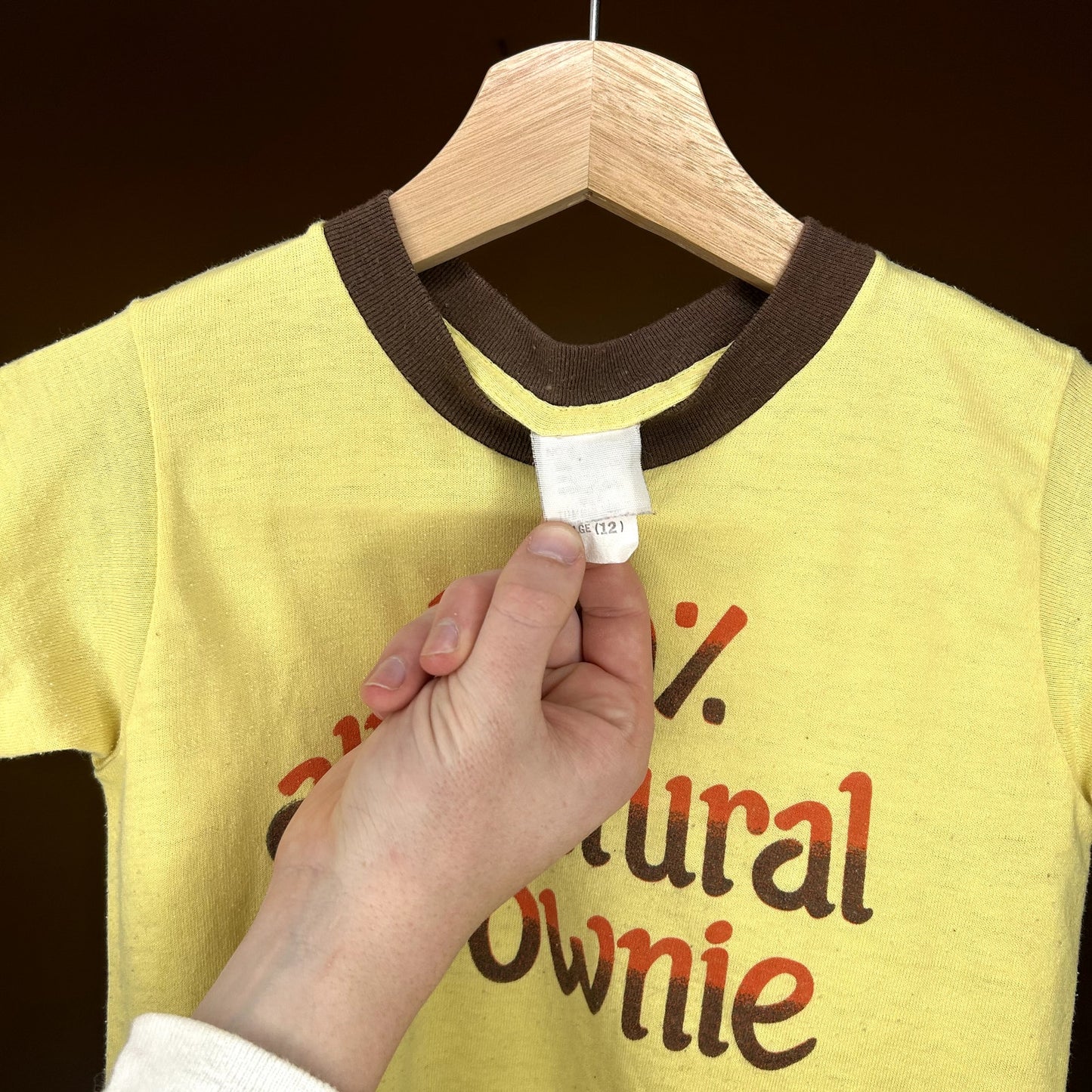 True Vintage Brownie Ringer T-Shirt